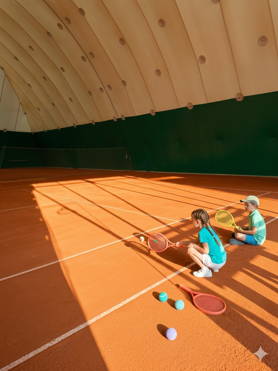 Bambini al campus estivo Tennis Club Mirano